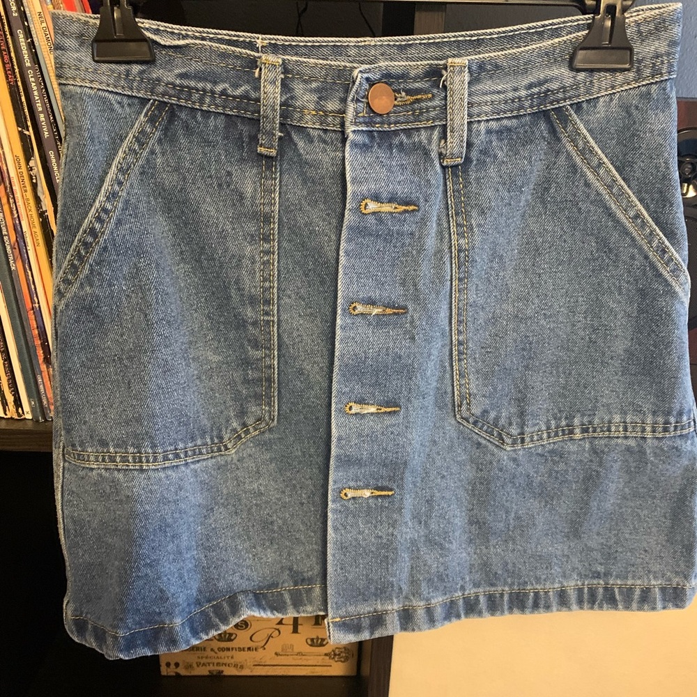 Yimeixuan Blue Jean Skirt